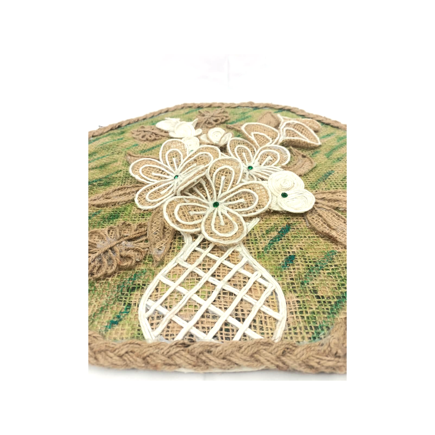 Jute Braided Octagonal Wall Piece